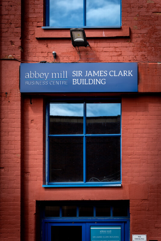Exterior of Sir James Clark Building