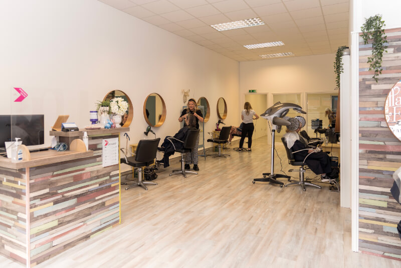 Interior of a hair salon